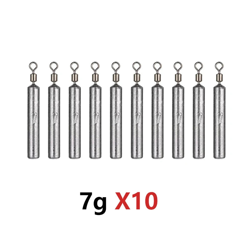 10pcs Fishing Sinkers Set (3.5gβ20g) | Precision Lead Weights for Carp Fishing & Magnet Fishing β Durable Tackle Accessories