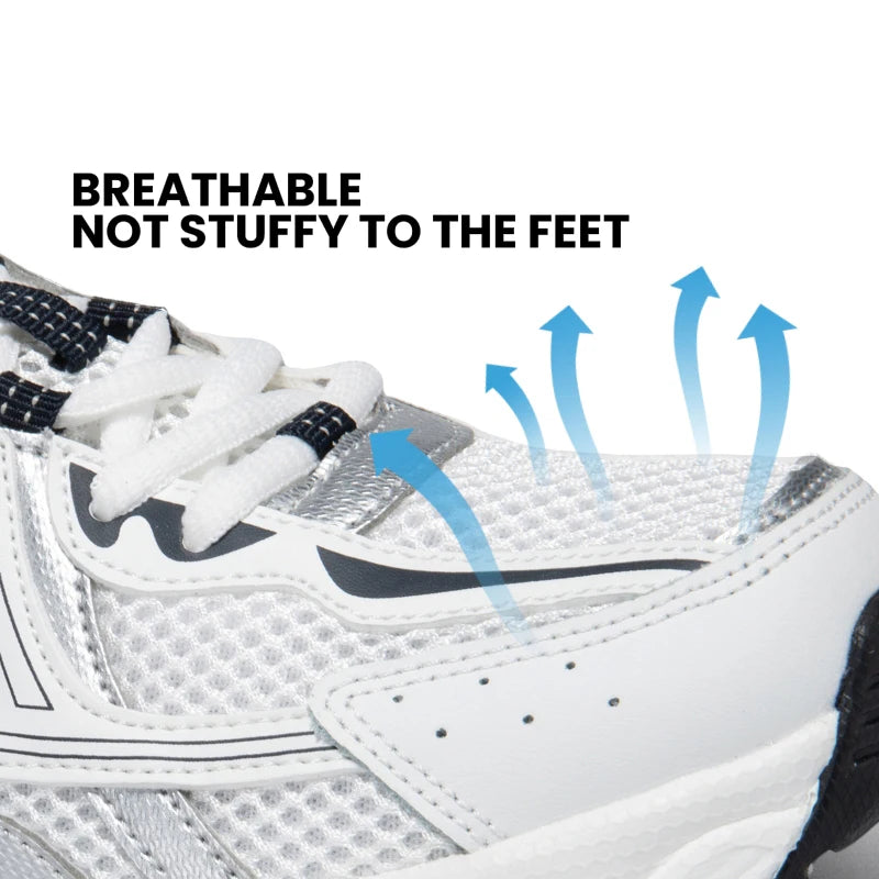 Baasploa Women's Lightweight Mesh Running Shoes – Breathable Outdoor Jogging Sneakers with Anti-Slip Sole