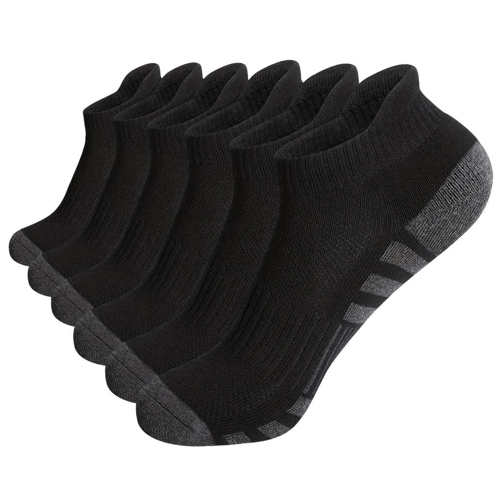 6 or 12 Pairs Men's Outdoor Crew Socks – Breathable, Durable, and Comfortable Fit