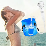 Rechargeable Portable Outdoor Camping Shower – Electric Pump with Digital Display & Accessories (4000mAh Battery) thumbnail 8