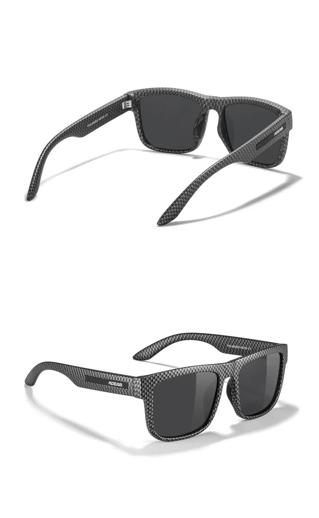 KDEAM Polarized Sunglasses – White Frame UV400 Protection