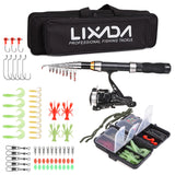 Lixada Telescopic Fishing Rod & Reel Combo Full Kit (2.1m / 2.3m) β Complete Carbon Fiber Spinning Set with Carry Bag thumbnail 20