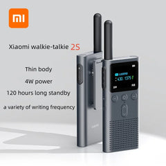 Xiaomi Walkie Talkie 2S – 4W Power, 5KM Range, IP54 Waterproof, 120-Hour Standby, Dual Mode Communication