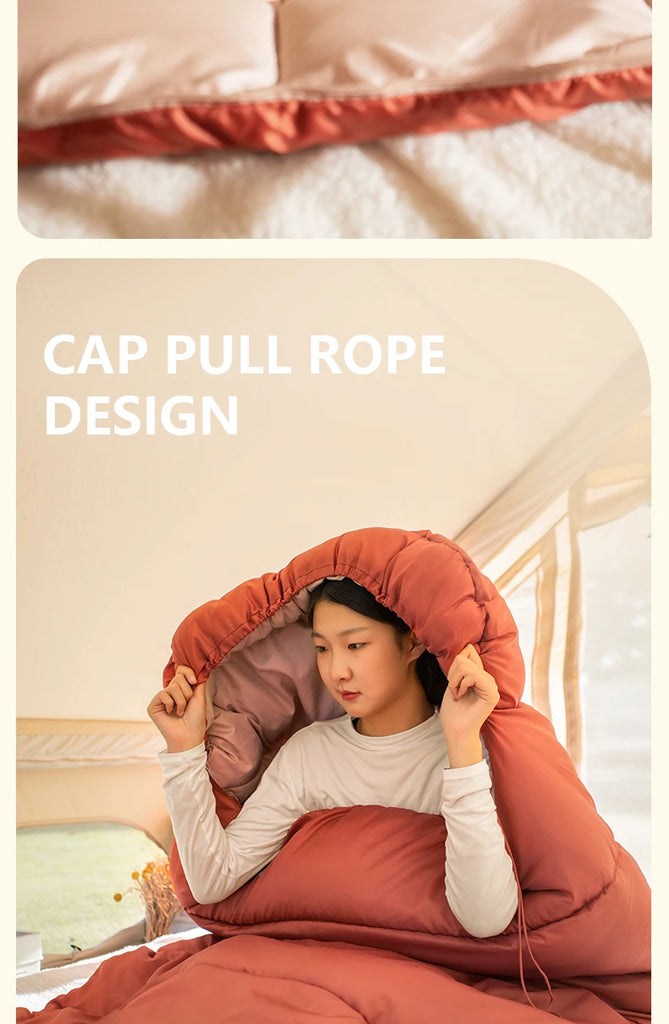 BISINNA 3-Season Large Camping Sleeping Bag – Lightweight, Expanded Design for Adults (Multiple Weights)