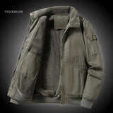 Men's Pilot Bomber Jacket – Winter Fleece-Lined Tactical Windbreaker thumbnail 1