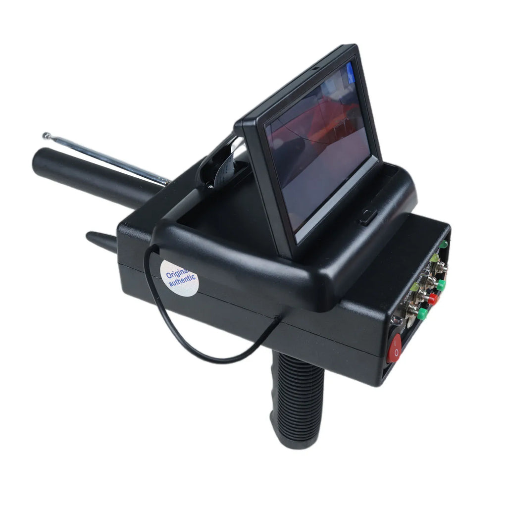 Black Hawk All-In-One Long Range Metal Detector – Gold, Silver, Copper, Diamond Detection with Folding LCD & Dual Enhancing Antennas