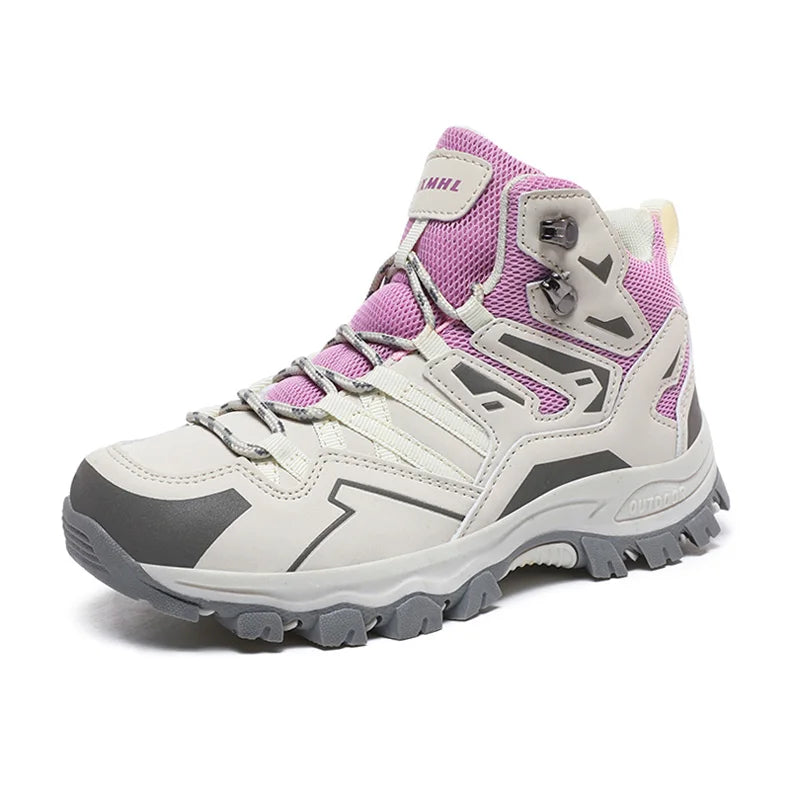Women's Ankle Hiking Boots – Lightweight Trekking Shoes for Mountain & Trail