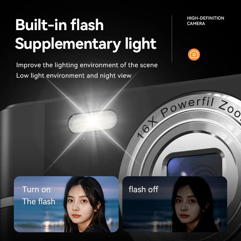 Xiaomi 4K Digital Camera – 50MP Sensor, 16X Optical Zoom, Anti-Shake