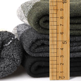 3 Pairs Merino Wool Thermal Socks for Men – Super Thick Winter Crew Socks with Fleece Terry Lining thumbnail 5