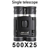500x25 HD Zoom Binoculars – Compact Long-Range Telescope with BAK4 Prism & Waterproof Design (5000M/50000M Range) thumbnail 4