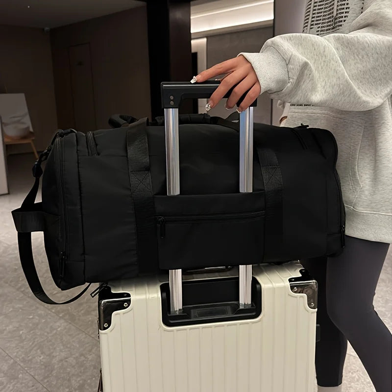 Large-Capacity Travel Backpack with Wet & Dry Separation & Shoe Compartment