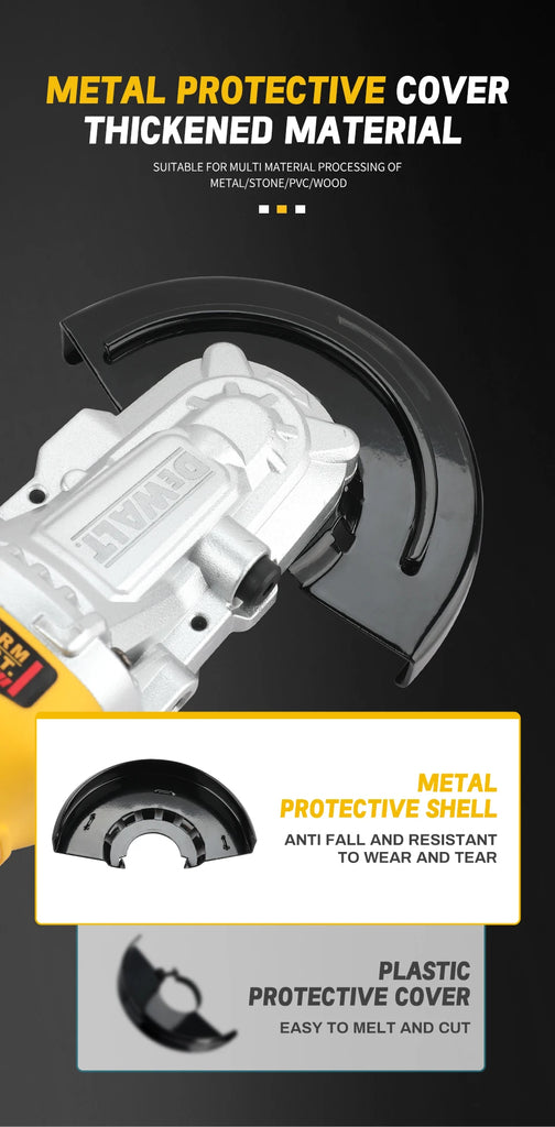 DeWalt 125mm Cordless Brushless Angle Grinder