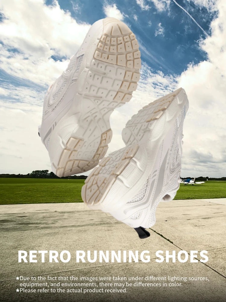 Baasploa Women's Lightweight Mesh Running Shoes – Breathable Outdoor Jogging Sneakers with Anti-Slip Sole