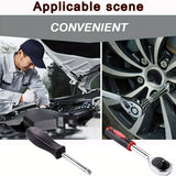 46-Piece 1/4" Drive Socket & Ratchet Wrench Set – Chrome Vanadium Steel with Carrying Case thumbnail 12