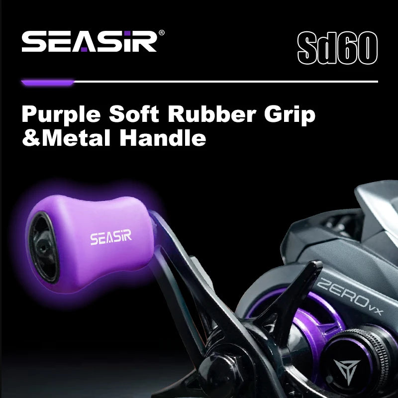 Seasir ZERO-VX Ultralight BFS Baitcasting Reel – 133g, 7.6:1 Gear Ratio, 6+1BB, Max Drag 4kg | Fresh & Saltwater Fishing Reel