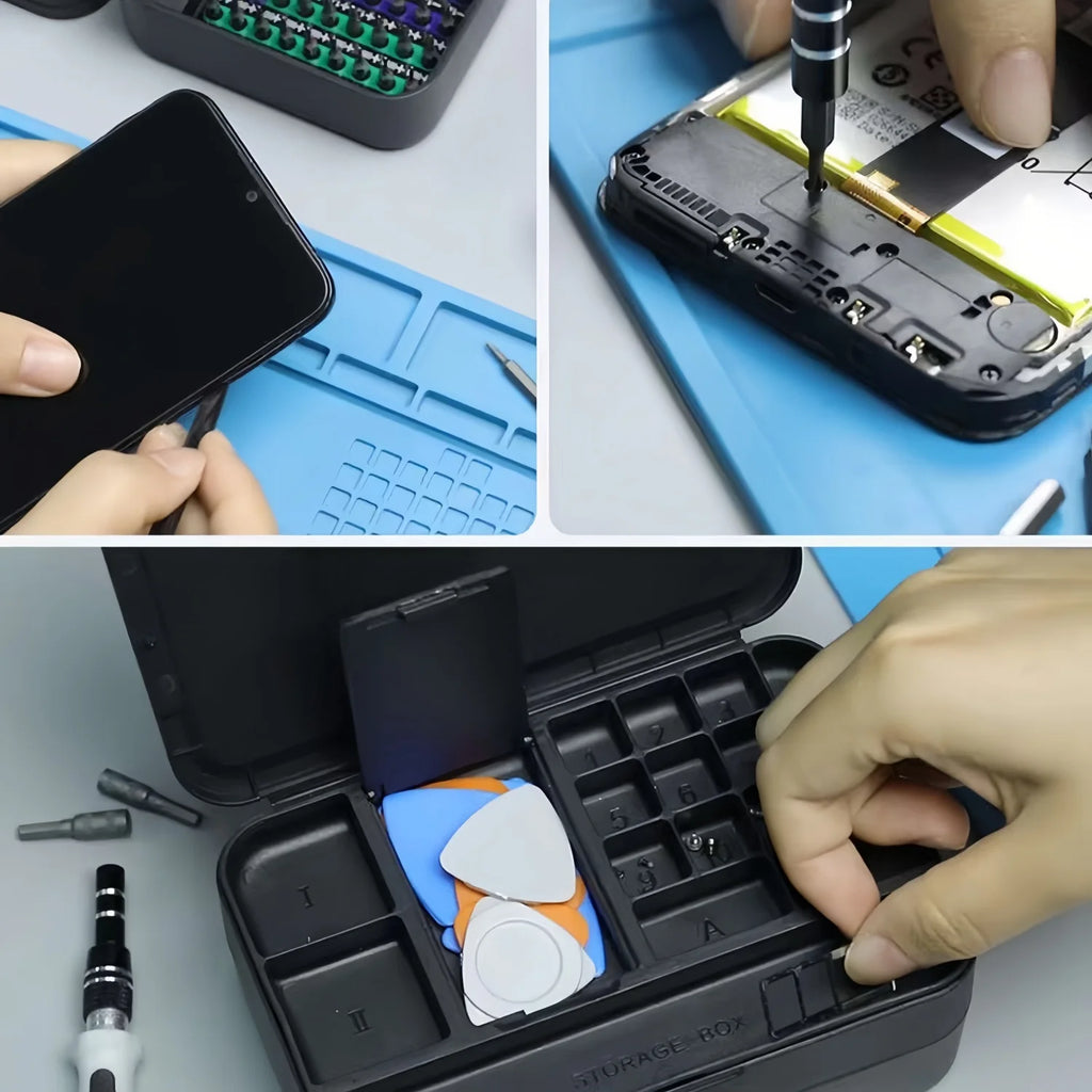 132-in-1 Precision Screwdriver Set – Multi-Function Electronic Repair Tool Kit for Laptops, Phones & Computers