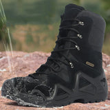 Men’s Tactical Combat Hiking Boots – Waterproof Nylon & Suede Outdoor High Tops for Work, Climbing & Trekking thumbnail 20