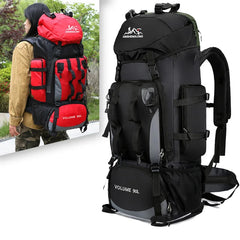 90L Waterproof Hiking & Camping Backpack – Large Capacity Outdoor Trekking Bag