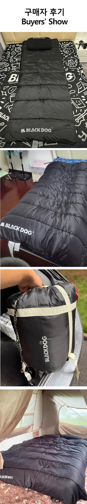 BLACKDOG Ultralight All-Season Cotton Sleeping Bag – Compact, Splicing Single for Camping, Hiking & Travel