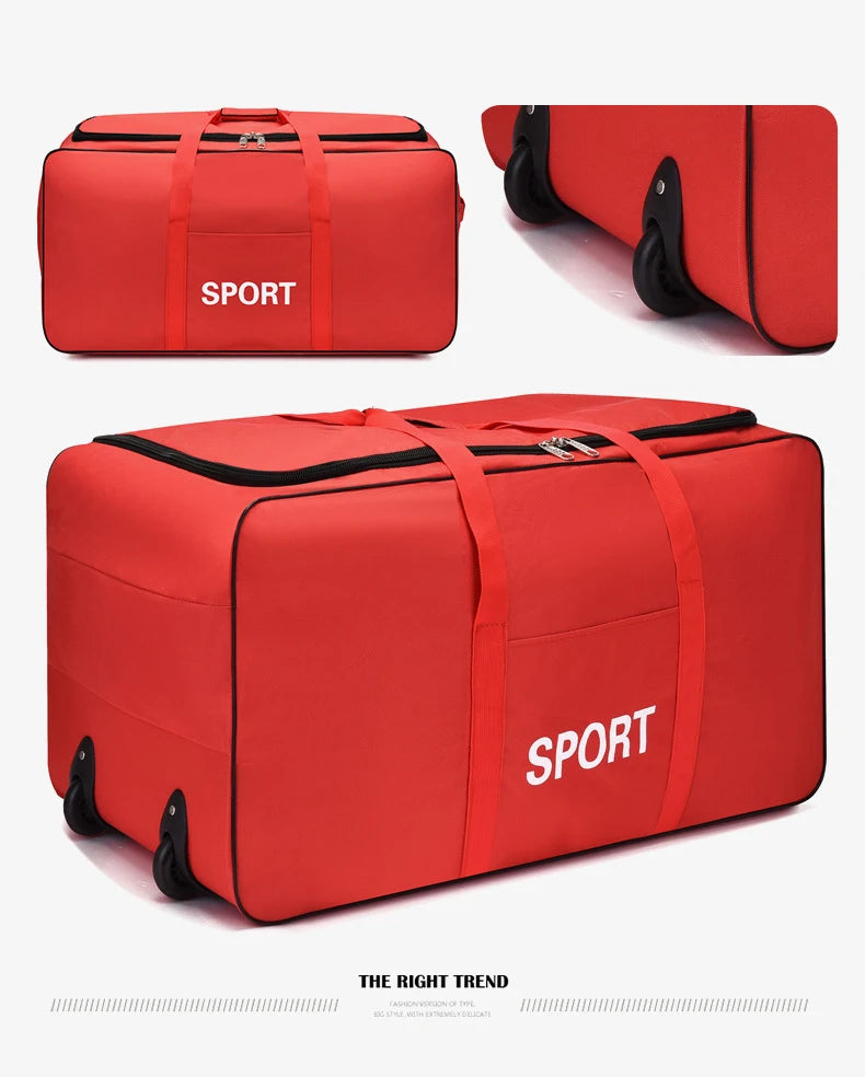 Camouflage Waterproof Oxford Travel Duffle Bag – Large Capacity Moving & Storage Bag