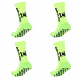4 Pairs Mid-Tube Non-Slip Football Socks – Breathable & Durable Sports Training Socks (Unisex) thumbnail 13