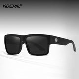 KDEAM All-Black Polarized Sunglasses – Unisex Square Frame | UV400 Protection for Fishing, Driving & Outdoor Adventure thumbnail 2