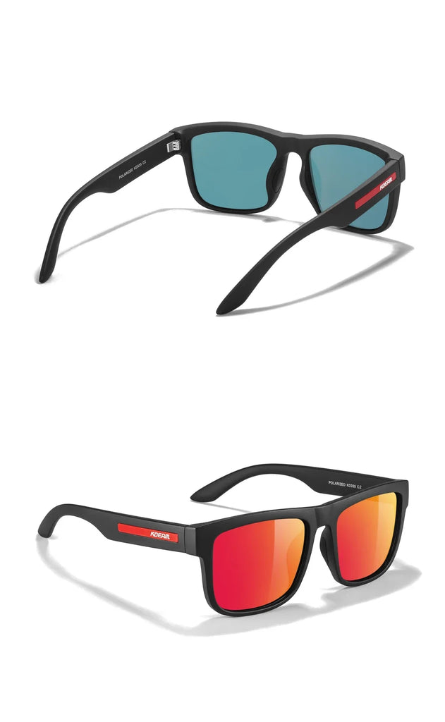 KDEAM Polarized Sunglasses – White Frame UV400 Protection