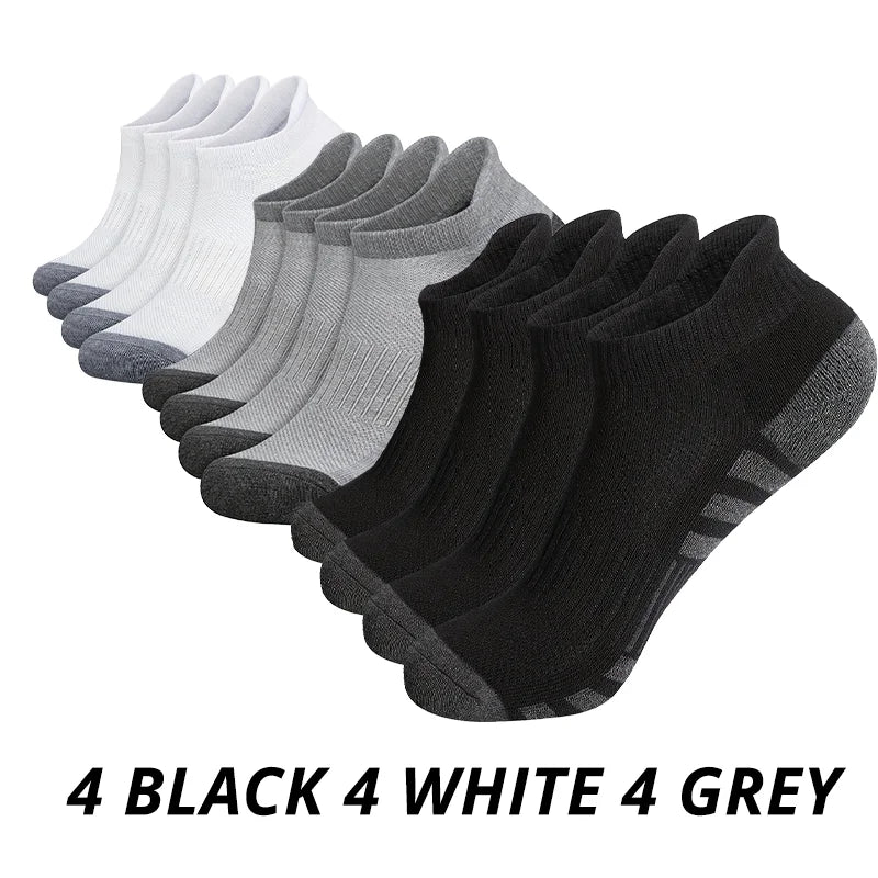 6 or 12 Pairs Men's Outdoor Crew Socks – Breathable, Durable, and Comfortable Fit