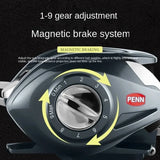 PENN LJ101 High-Speed Baitcast Reel – Precision, Power & Performance thumbnail 10