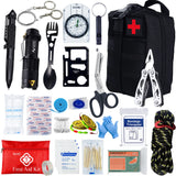 Professional Survival First Aid Kit – 24-in-1 Emergency Gear with Molle Bag | Camping, Hiking, Outdoor Rescue IFAK thumbnail 15