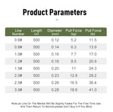 LEYDUN 500m 8-Strand Braided PE Fishing Line – Ultra Strong, Smooth & Durable Multifilament Line thumbnail 8