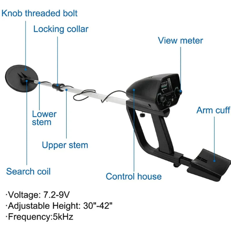MD4030 Professional Underground Metal Detector β High-Accuracy Gold & Treasure Detection Tool