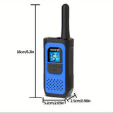 AWANFI Rechargeable Walkie Talkies (2/3/4-Pack) β Long Range 2-Way Radios with 16 Channels, VOX, USB-C Charging β Ideal for Kids & Adults, Outdoor Camping & Hiking thumbnail 3