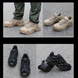 Men’s Tactical Combat Hiking Boots – Waterproof Nylon & Suede Outdoor High Tops for Work, Climbing & Trekking thumbnail 4