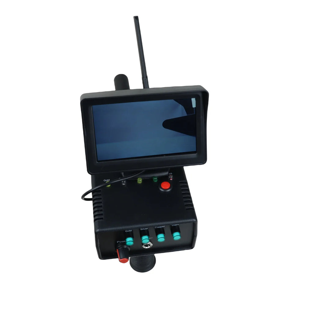Black Eagle 3D Long-Range Gold & Gem Metal Detector β 1400M Range, 20M Depth, LCD, Rechargeable