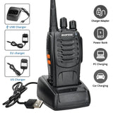 2 or 4 Pack Baofeng BF-888S V2 UHF Long-Range Walkie Talkies – 16-Channel Portable Two-Way Radios (400–470MHz, 5–10W, High-Capacity Battery) thumbnail 2
