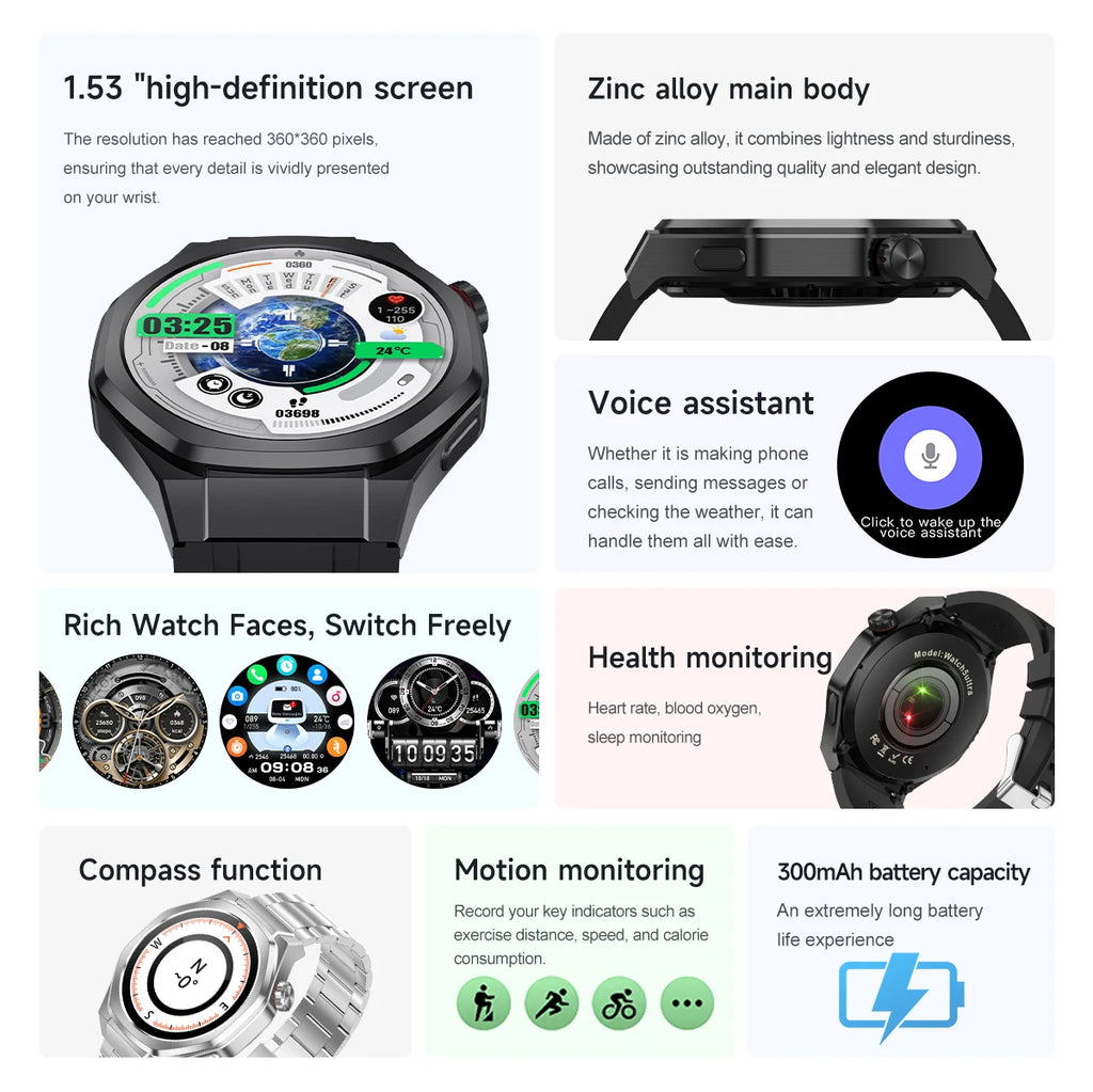 Huawei GT5 Pro Smart Watch for Men β 2025 Edition
