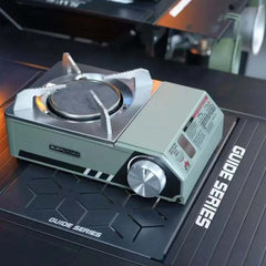 BUERK Camping Infrared Stove – Portable Windproof Outdoor Furnace with Carry Box