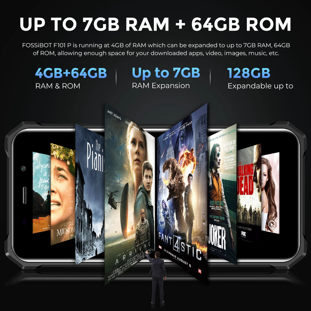 FOSSiBOT F101 P Rugged Smartphone – Power Meets Durability