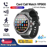VP900 Smart Watch 4G – GPS Navigation, AMOLED Display, Waterproof Fitness & Video Call Smartwatch (32GB/256GB) for Men & Women thumbnail 1