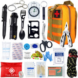 Professional Survival First Aid Kit – 24-in-1 Emergency Gear with Molle Bag | Camping, Hiking, Outdoor Rescue IFAK thumbnail 16