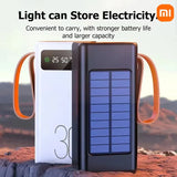 Xiaomi 200000mAh Solar Power Bank – High-Capacity External Battery with Built-in Cables & LED Light thumbnail 4