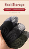 3 Pairs Merino Wool Thermal Socks for Men – Super Thick Winter Crew Socks with Fleece Terry Lining thumbnail 10