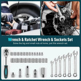 379-Piece Portable Tool Kit – Complete Home & Auto Repair Set with Durable Storage Case thumbnail 5