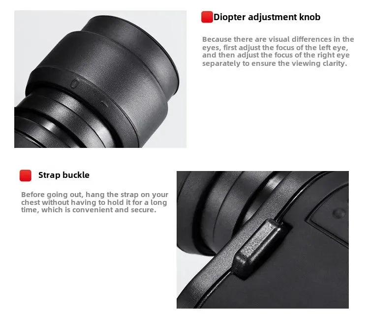 High-Power HD Telescope with Maitian Optical Glass โ Portable Zoom Lens for Outdoor Concerts & Mobile Photography