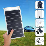 30W Portable Solar Panel Charger with USB – Waterproof Outdoor Power for Hiking, Camping & Travel thumbnail 3