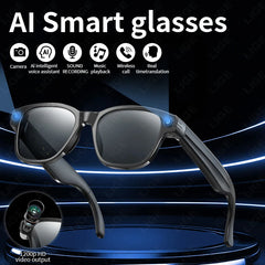 LIGE AI Smart Glasses with 8MP Camera – WIFI & Bluetooth Real-Time Transmission