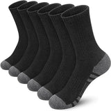6 or 12 Pairs Men's Outdoor Crew Socks – Breathable, Durable, and Comfortable Fit thumbnail 14