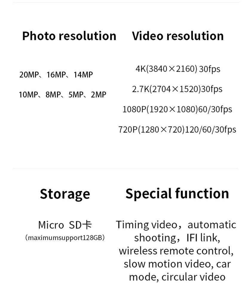 CERASTES V9 4K Ultra HD WiFi Action Camera – Dual Screen, Waterproof, Remote Control, EIS Stabilization