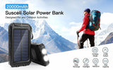 Solar Power Bank – Waterproof, Fast Charging, High-Capacity Powerbank with SOS & LED Light for Outdoor Survival thumbnail 8